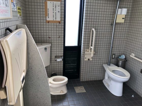 多目的トイレの中の様子