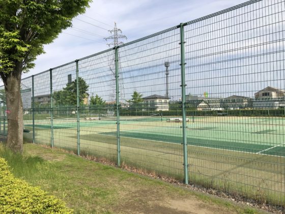 城東ふれあい公園のテニスコート