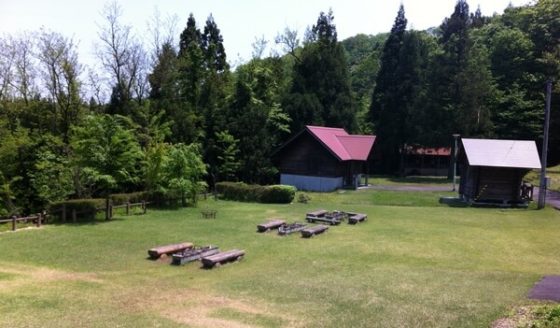 猿倉山森林公園のキャンプ場