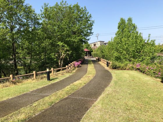 園内の通路