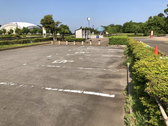 わいわいエリアの駐車場(車椅子用)