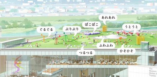 富山県美術館オノマトペの屋上全体図